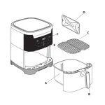 سرخ كن هواپز بدون روغن تفال مدل ey 801 - Image 3